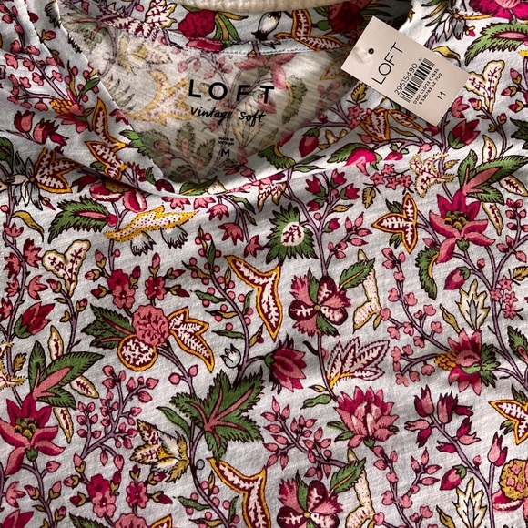 LOFT Vintage Soft Floral T-shirt - Picture 2 of 4
